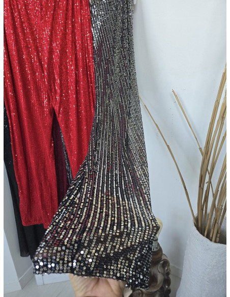 Spodnie cekinowe long 36158