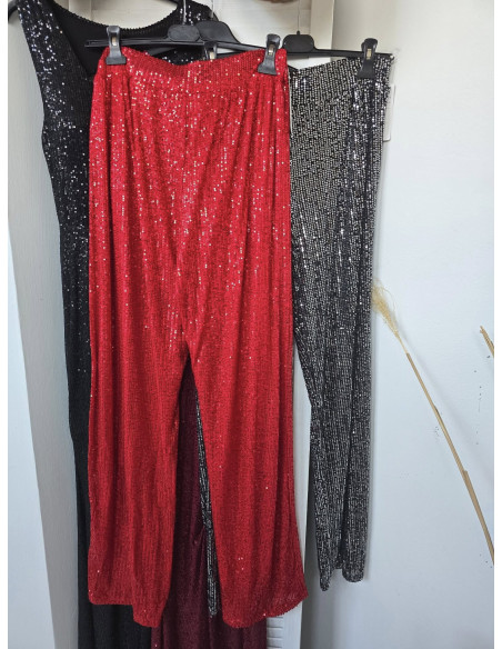 Spodnie cekinowe long 36158