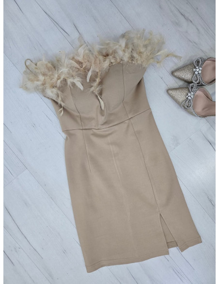 Sukienka pióra R1286