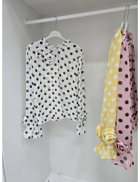 Bluzka z różami 3D