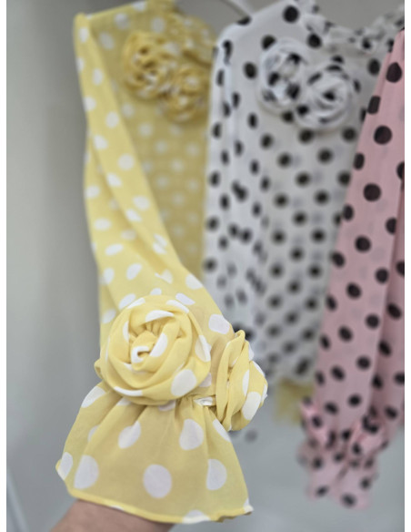 Bluzka z różami 3D