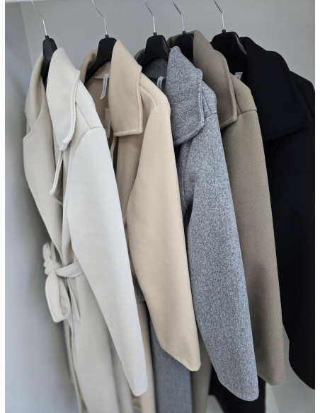 Wiskozowy płaszcz dwurzędowy 8505 2