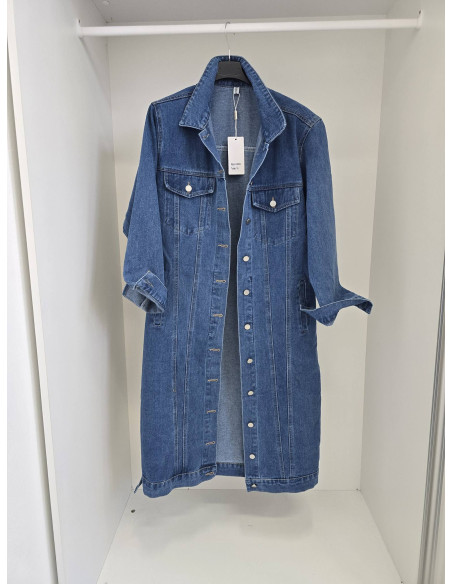 Koszula long /płaszcz jeans 2432