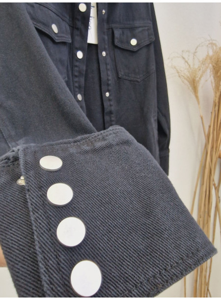 copy of Kurtka jeansowa 9005 czarna 2