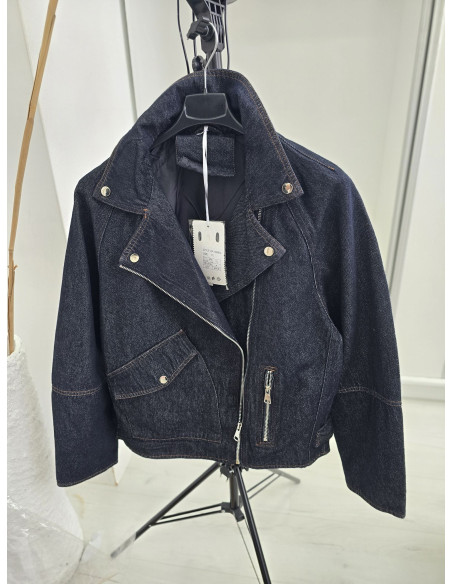 Kurtka ciemny jeans  1040