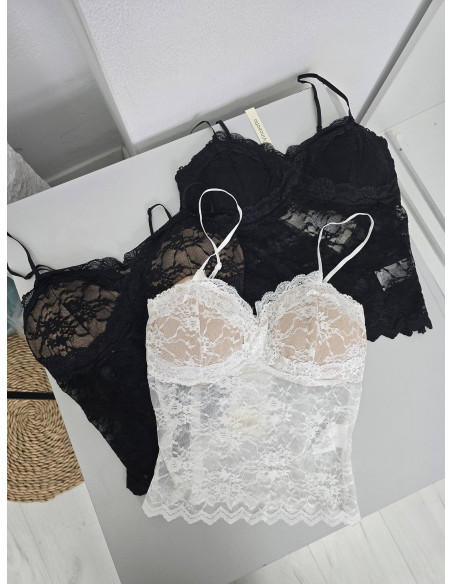 Elastyczny top koronka  5858