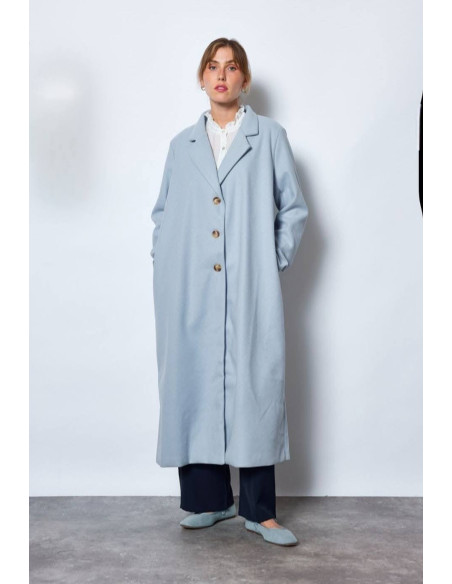 Płaszcz oversize long  13243