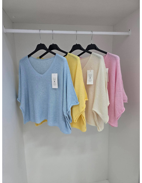Wiskozowe sweterki oversize  2542