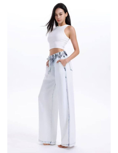 Spodnie palazzo jeans  7351