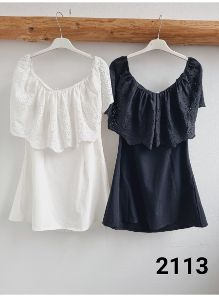 Bawełniana sukienka hiszpanka 2113