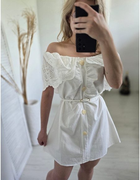 Bawełniana sukienka hiszpanka 2113