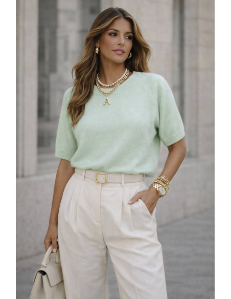 Sweter na krótki rękaw 2588