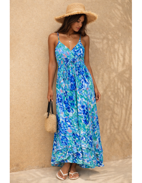 Sukienka maxi asymetryczna 19438