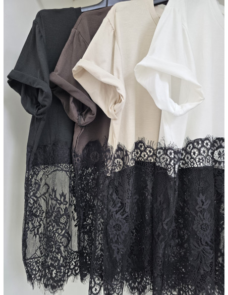 Bluzka z koronką 26313