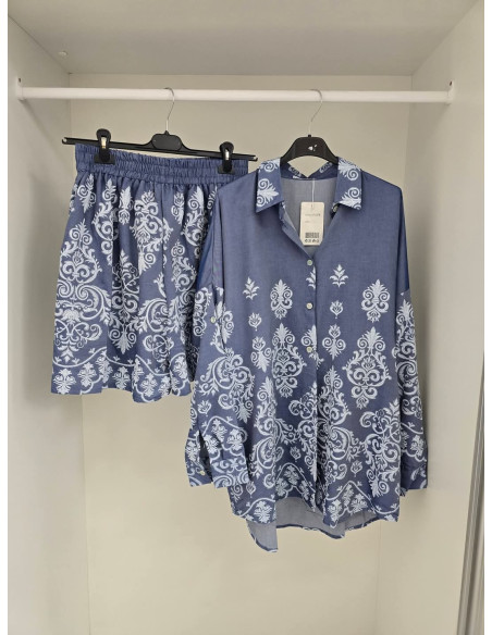 Komplet szorty + koszula • Q37