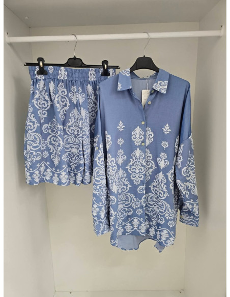 Komplet szorty + koszula • Q37