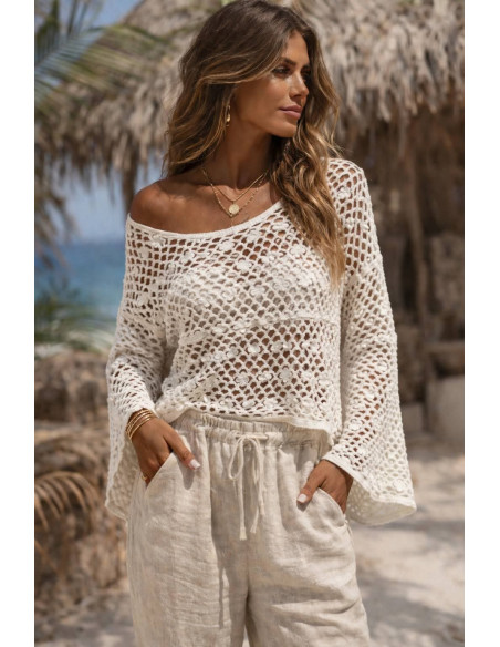 Ażurowa bluzka C105